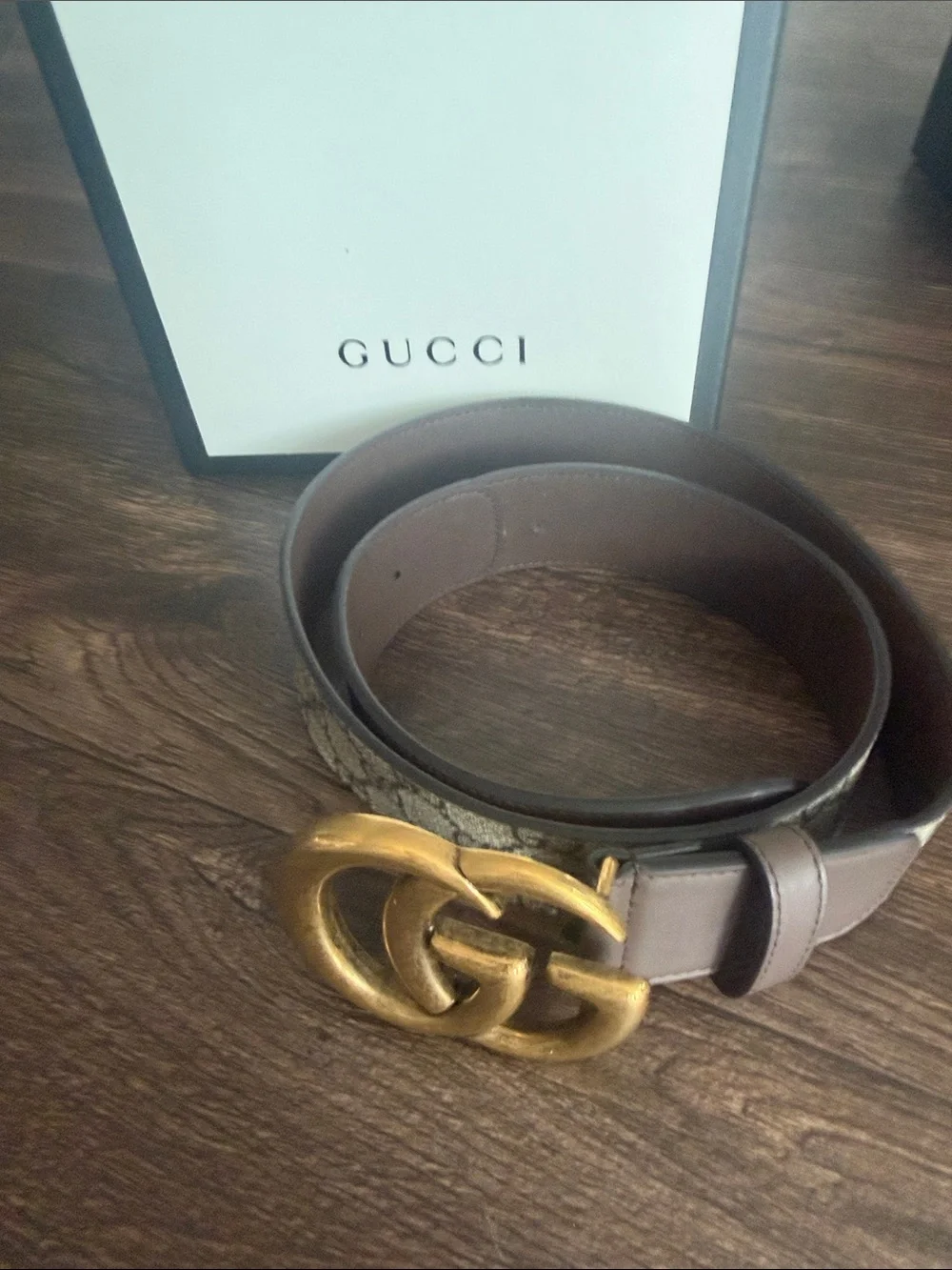 Gucci belt signature